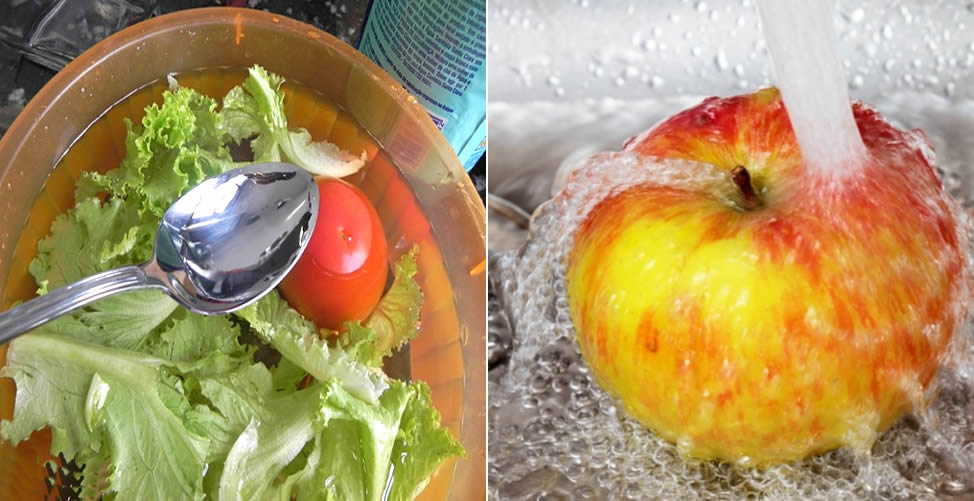 Como Lavar Frutas y Verduras