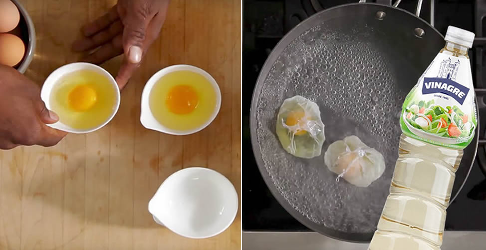 Como hacer huevo escalfado