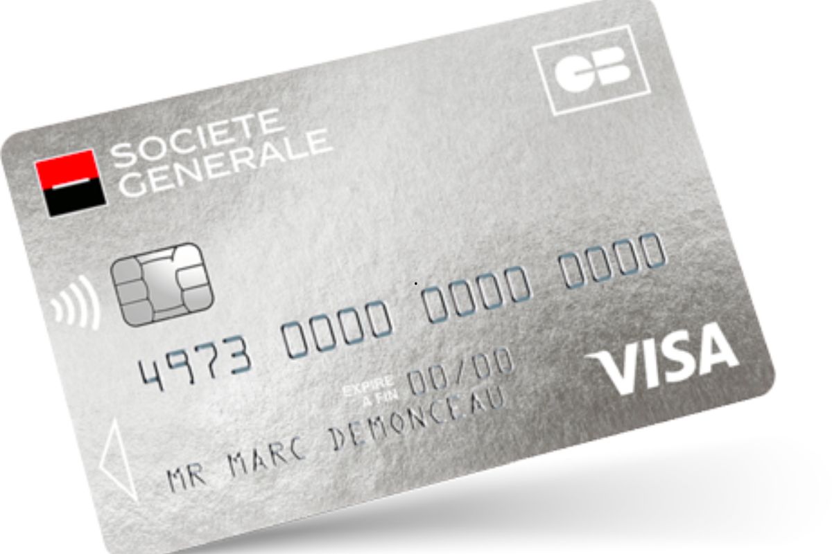 Carte CB Visa de la Société Générale