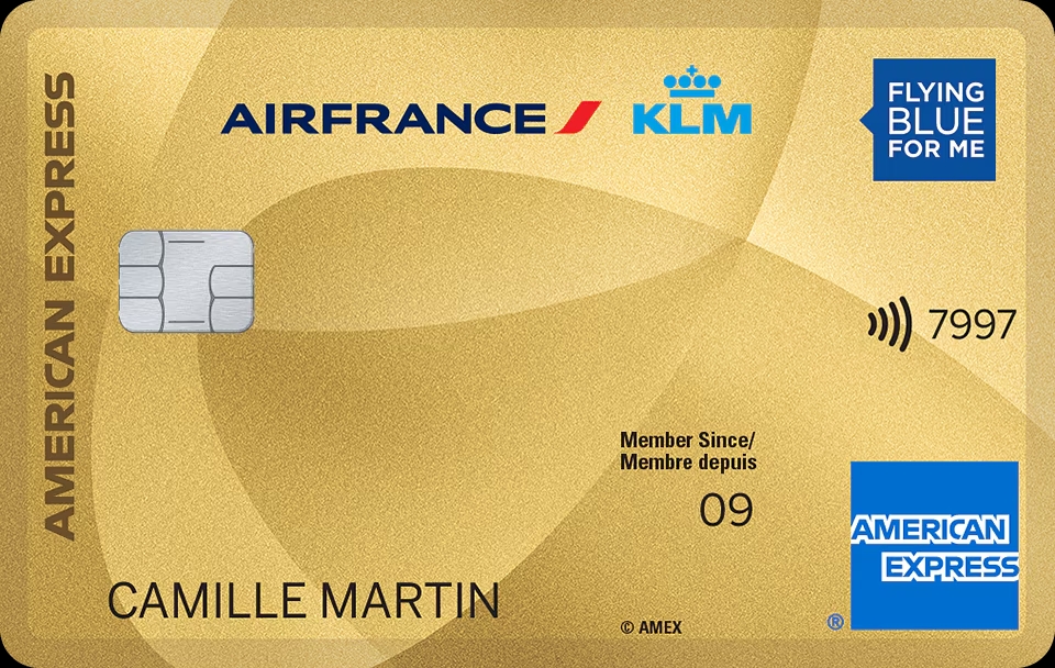 La Carte AIR FRANCE KLM - AMERICAN EXPRESS GOLD